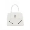 Like Dreams Women's Grace Bowtie Top Handle Satchel Bag In White In White