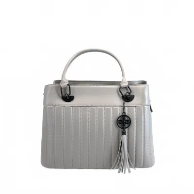 Like Dreams Women's Grove Vegan Satchel Crossbody Bag In Grey In Gray