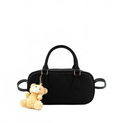 Like Dreams Women's Hailey Vegan Mini Baguette Crossbody Bag In Black