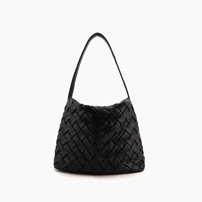 Like Dreams Women's Hazel Vegan Woven Tote Bag In Black