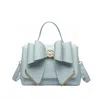 Like Dreams Women's Jasmine Bow Vegan Crossbody Bag In Blue In Blue