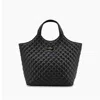 Like Dreams Women's Juliet Quilted Tote Bag In Black