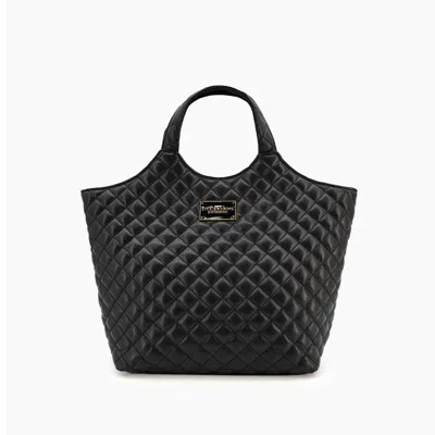 Like Dreams Women's Juliet Quilted Tote Bag In Black