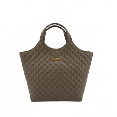 Like Dreams Women's Juliet Vegan Quilted Tote Bag In Olive In Green