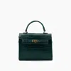 Like Dreams Women's Lantern Faux Croc Crossbody Bag In Green In Green
