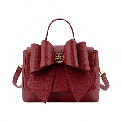 Like Dreams Women's Linda Double Bow Crossbody Bag In Red