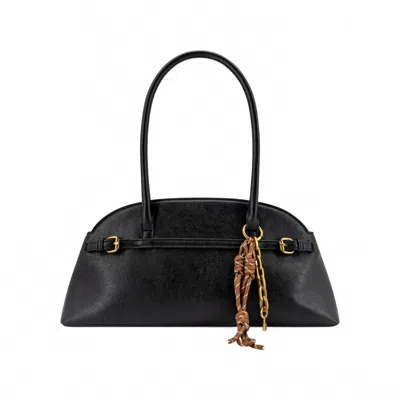 Like Dreams Women's Liorah Crescent Shoulder Bag In Black