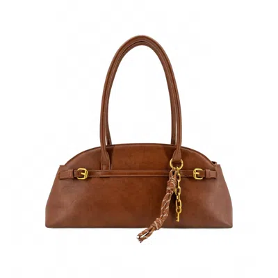 Like Dreams Women's Liorah Crescent Shoulder Bag In Brown