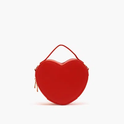 Like Dreams Women's Love Heart Crossbody Bag In Red