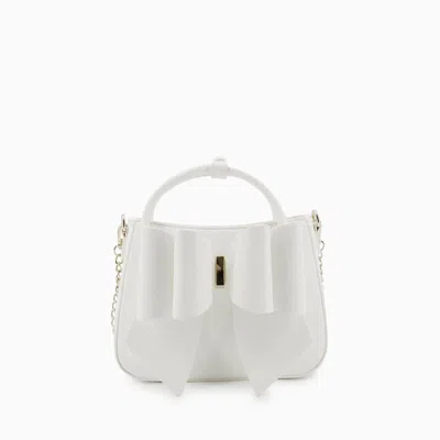 Like Dreams Women's Madeline Bow Vegan Crossbody Bag In Cream In White