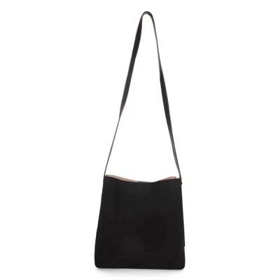 Like Dreams Women's Midnight Quilted Suede Mini Tote Bag In Black