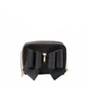 Like Dreams Women's Mini Boxy Bow Vegan Crossbody Bag In Black In Black