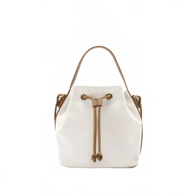 Like Dreams Women's Mirage Bucket Top Handle Crossbody Bag In Ivory In White