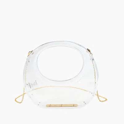 Like Dreams Women's Moonlit Love Metallic Clear Clutch Bag In Multi