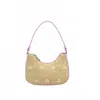 Like Dreams Women's Nyomi Floral Straw Top Handle Shoulder Bag In Pink In Blue