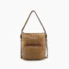 Like Dreams Women's Odette Convertible Quilted Puffer Bag In Taupe In Gray