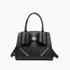 Like Dreams Women's Poppy Bowtie Top Handle Satchel Bag In Black In Black