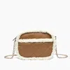 Like Dreams Women's Pumpkin Patch Vegan Sherpa Crossbody Bag In Camel In Brown
