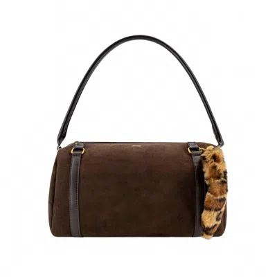 Like Dreams Women's Reve Bowling Bag In Chocolate Brown In Multi