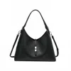 Like Dreams Women's Sienna Vegan Pebble Hobo Shoulder Bag In Black In Black