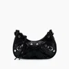 Like Dreams Women's Soleil Studded Moon Crossbody Bag In Black In Black