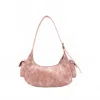 Like Dreams Women's Stormi Utility Y2k Cargo Shoulder Bag In Blush In Gold
