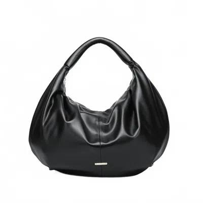 Like Dreams Women's Wanderlust Vegan Hobo Tote Bag In Black