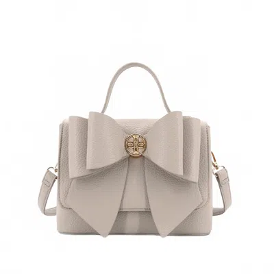 Like Dreams Women's Zoey Double Bow Crossbody Bag In Beige In Sand