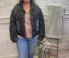 Like Love Just The Night Denim Jacket In Black In Black