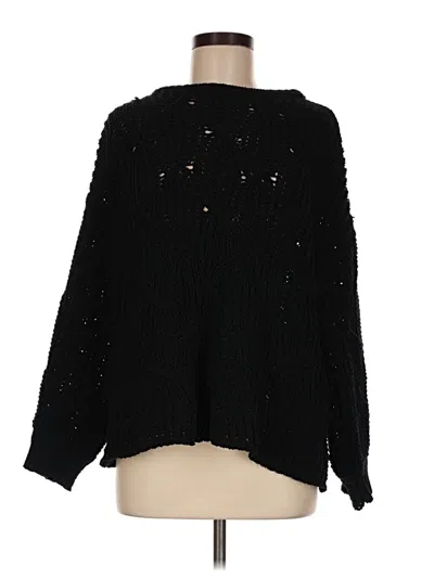 Pre-owned Like Love Pullover Sweater In Black