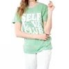 Like Love Self Love Club Graphic Tee In Light Mint In Multi
