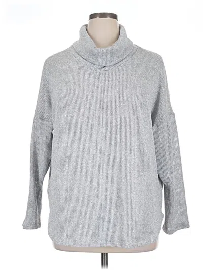 Pre-owned Like Love Turtleneck Sweater In Gray
