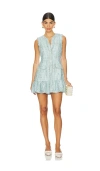 Likely Angeline Button Front Tweed Minidress In Ë¸”ë£¨ Ë©€í‹°