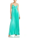 LIKELY ASRA PLEATED SATIN GOWN