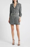 Likely Bodie Embellished Blazer Minidress In Black Multi