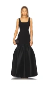Likely Bowie Trumpet Gown In 블랙