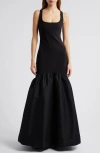 Likely Bowie Trumpet Gown In Black