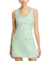 Likely Camden Fray Tweed Minidress