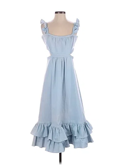 Pre-owned Likely Casual Dress In Blue