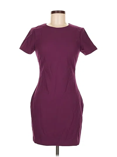 Pre-owned Likely Casual Dress In Burgundy