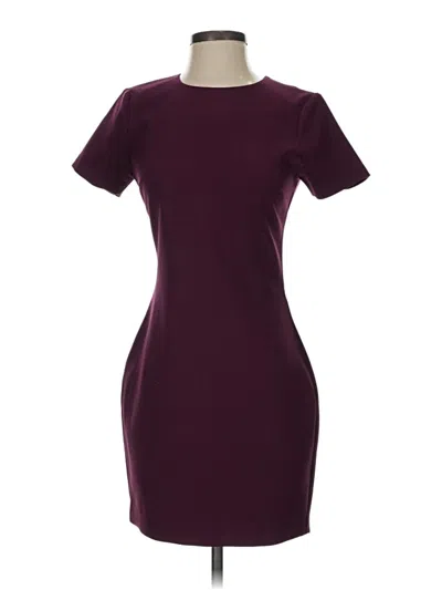 Pre-owned Likely Casual Dress In Burgundy