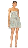 Likely Charlie Dress In Nude & Pink Multi