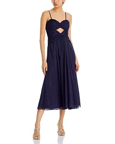 Likely Clea Cutout Midi Dress In Navy