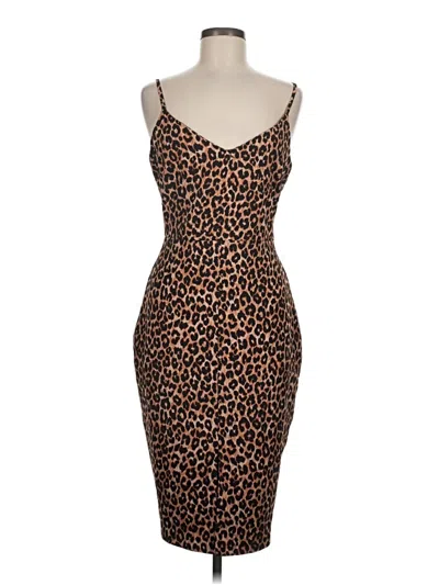 Pre-owned Likely Cocktail Dress In Brown