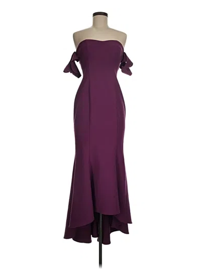 Pre-owned Likely Cocktail Dress In Burgundy