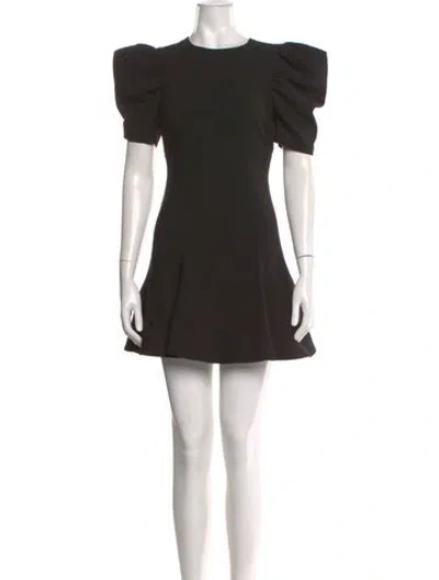 Pre-owned Likely Crew Neck Mini Dress In Black