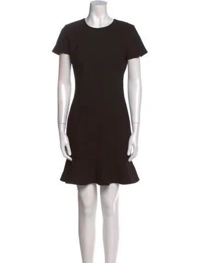 Pre-owned Likely Crew Neck Mini Dress In Black