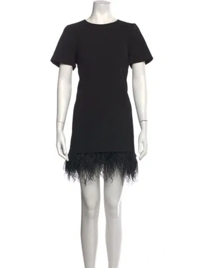 Pre-owned Likely Crew Neck Mini Dress In Black