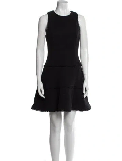 Pre-owned Likely Crew Neck Mini Dress In Blue