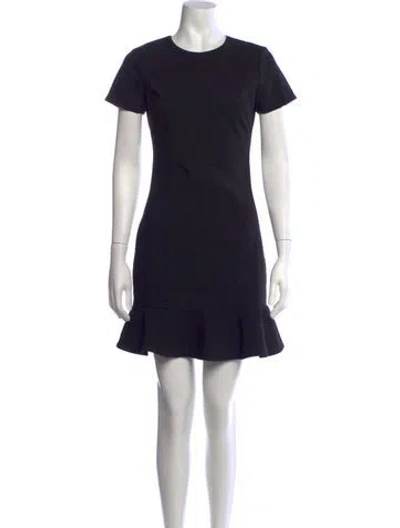 Pre-owned Likely Crew Neck Mini Dress In Blue